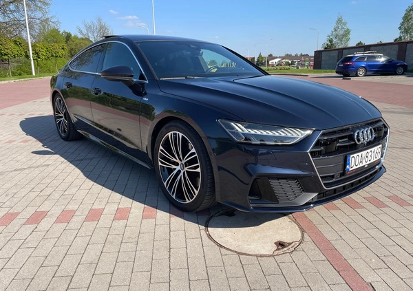 Audi A7 cena 209000 przebieg: 31000, rok produkcji 2019 z Wrocław małe 742
